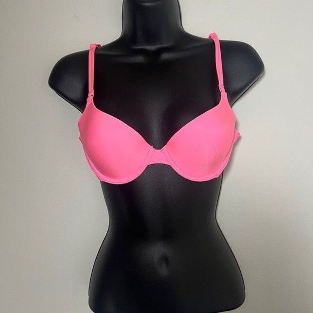 Victoria's Secret Body by Victoria Lined Demi Bra Pink Size 34B